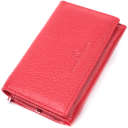 Кожаный удобный женский кошелек в три сложения ST Leather 22490 Красный thumbnail 1