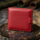 Жіночий трендовий гаманець із натуральної шкіри ST Leather 22555 Червоний thumbnail 4