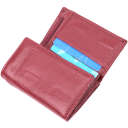 Шкіряний жіночий гаманець у три додавання ST Leather 22489 Бордовий thumbnail 8