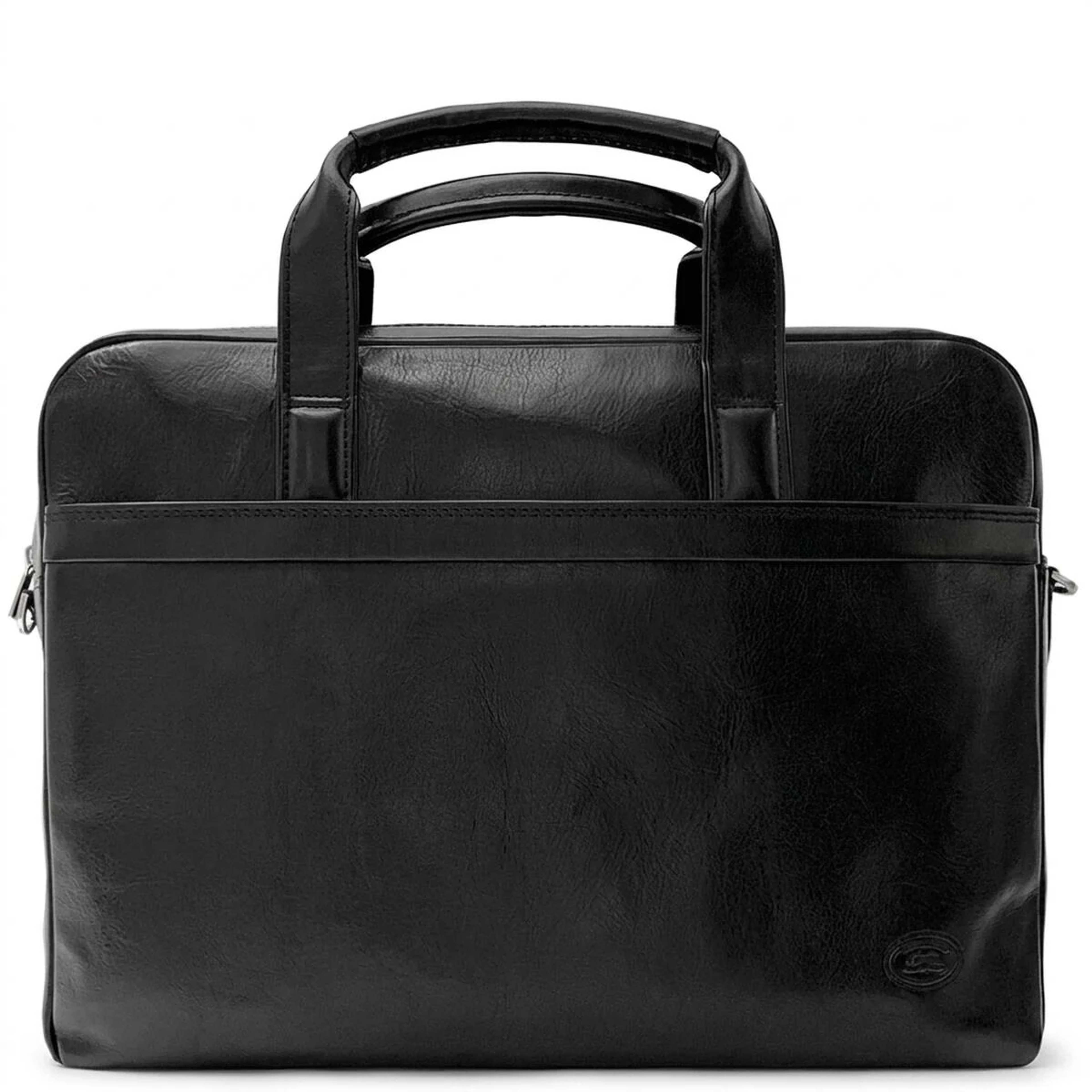 Чоловічий портфель з натуральної шкіри Tony Perotti Italico 6031G-38 (90422) Чорний