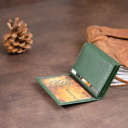 Візитниця-книжка ST Leather 19215 Зелена thumbnail 12