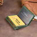Візитниця-книжка ST Leather 19215 Зелена thumbnail 16