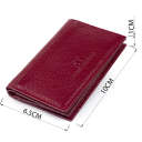 Візитниця-книжка ST Leather 19218 Бордова thumbnail 8