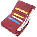 Женский кошелек среднего размера из натуральной кожи ST Leather 22551 Бордовый thumbnail 6