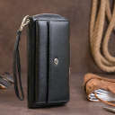 Женский кожаный клатч для карт купюр и документов ST Leather 19292 Черный thumbnail 13