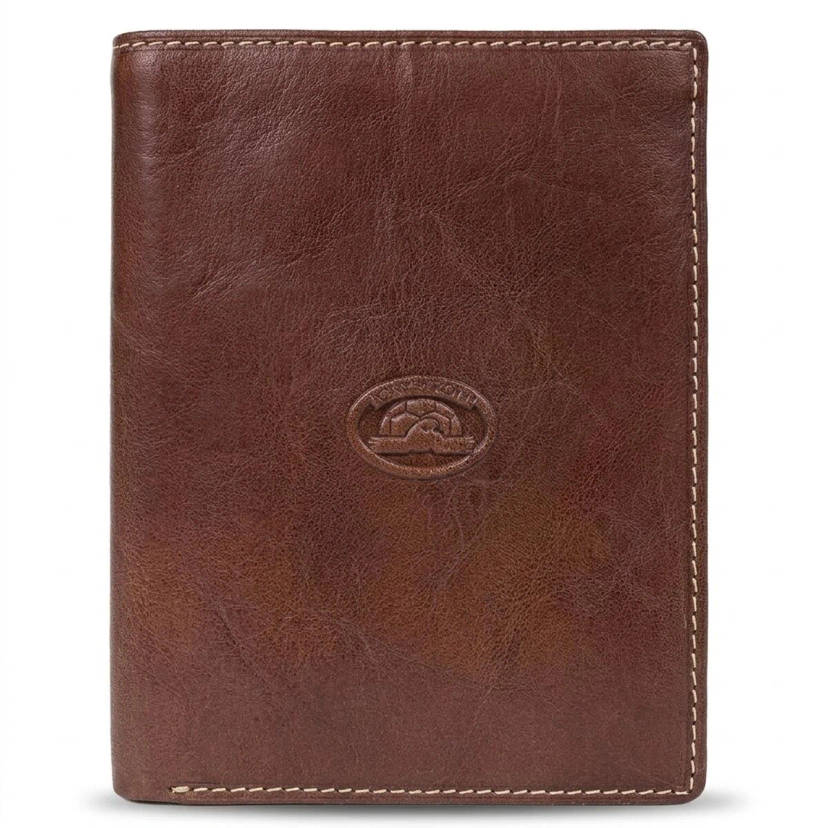 Мужское вертикальное портмоне Tony Perotti Italico 1153 (90649) Коньячное