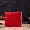 Яскраве жіноче портмоне з блоком для карт з натуральної шкіри ST Leather 19471 Червоний thumbnail 14