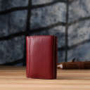 Компактний жіночий гаманець із натуральної шкіри ST Leather 23073 Бордовий thumbnail 14
