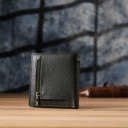 Жіночий гаманець на магніті з натуральної шкіри ST Leather 23093 Зелений thumbnail 12