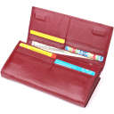Модный женский кошелек на магнитах из натуральной кожи ST Leather 23113 Бордовый thumbnail 6