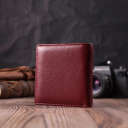 Невеликий жіночий гаманець з монетницею з натуральної шкіри ST Leather 22544 Бордовий thumbnail 13