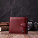 Практичний жіночий гаманець з натуральної шкіри ST Leather 22554 Бордовий thumbnail 9