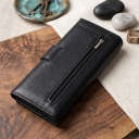 Жіночий шкіряний гаманець для карток купюр та монет ST Leather 22548 Чорний thumbnail 2
