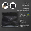 Женская монетница Tony Perotti из натуральной кожи Italico 1615 nero (90542) Черная thumbnail 3