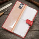 Візитниця на кнопці Tony Perotti Luxury 2639 rosso (90387) Червона thumbnail 2