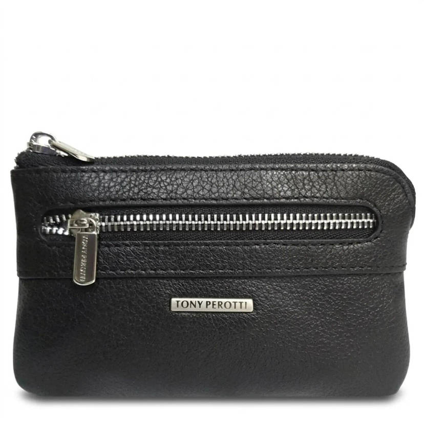 Ключница Tony Perotti New Contatto из натуральной кожи 359L nero (90418) Черная