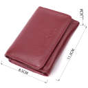 Кожаный интересный кошелек для женщин ST Leather 22507 Бордовый thumbnail 6