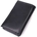 Кожаный женский кошелек в три сложения ST Leather 22488 Черный thumbnail 2