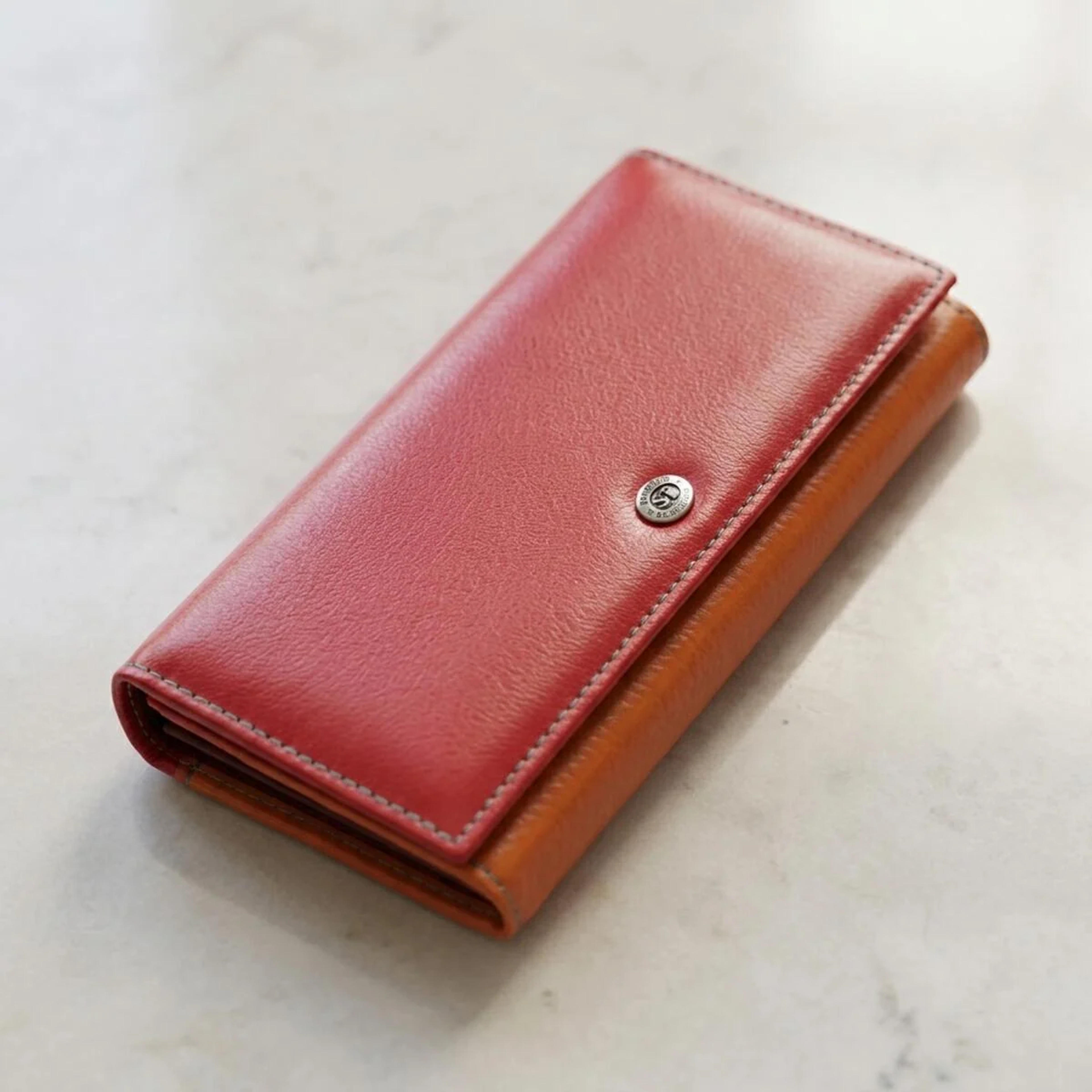 Великий гаманець для прекрасних жінок із натуральної шкіри ST Leather 22518 Різнокольоровий