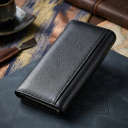 Класичний жіночий гаманець з натуральної шкіри ST Leather 22676 Чорний thumbnail 4