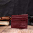Практичний кард-кейс із натуральної шкіри ST Leather 22446 Бордовий thumbnail 7
