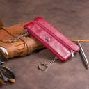 Ключница-кошелек с кармашком женская ST Leather 19352 Бордовая thumbnail 8