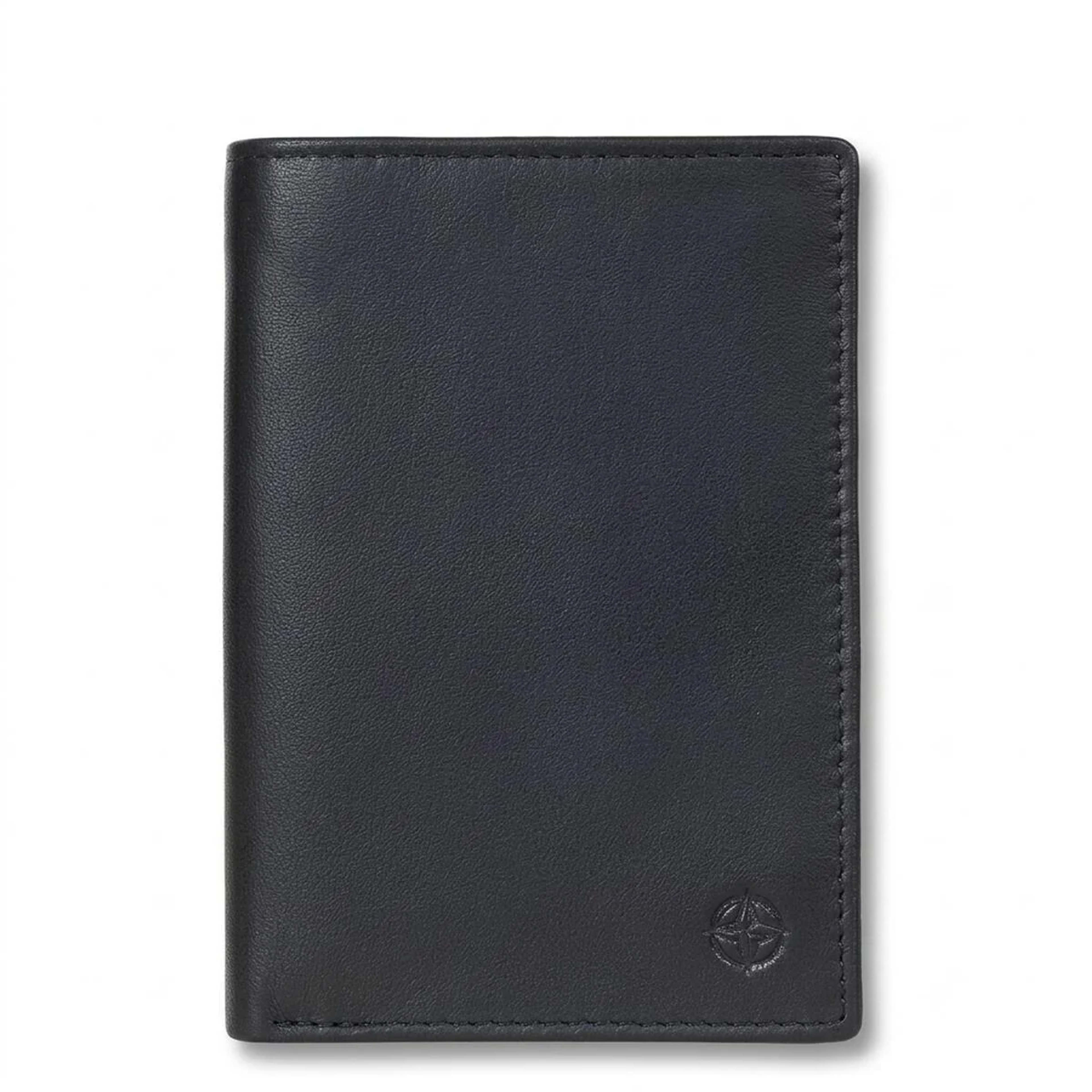 Чоловіче портмоне Tony Perotti з натуральної шкіри Cortina 5015 nero (90227) Чорне