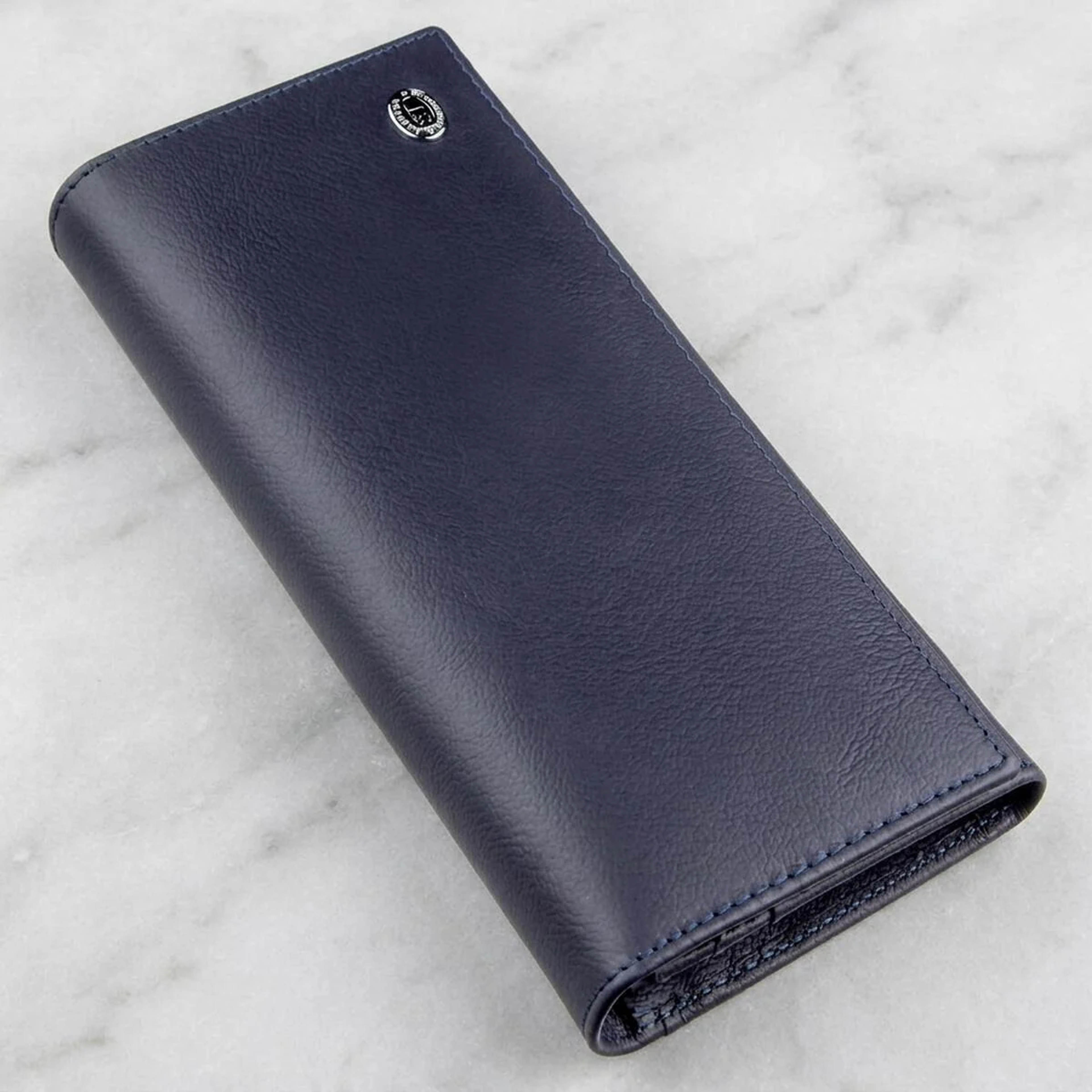 Жіночий гаманець з зовнішнім відділенням ST Leather 18895 Синій