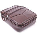 Удобная мужская сумка с ручкой кожаная 21276 Vintage Коричневая thumbnail 9