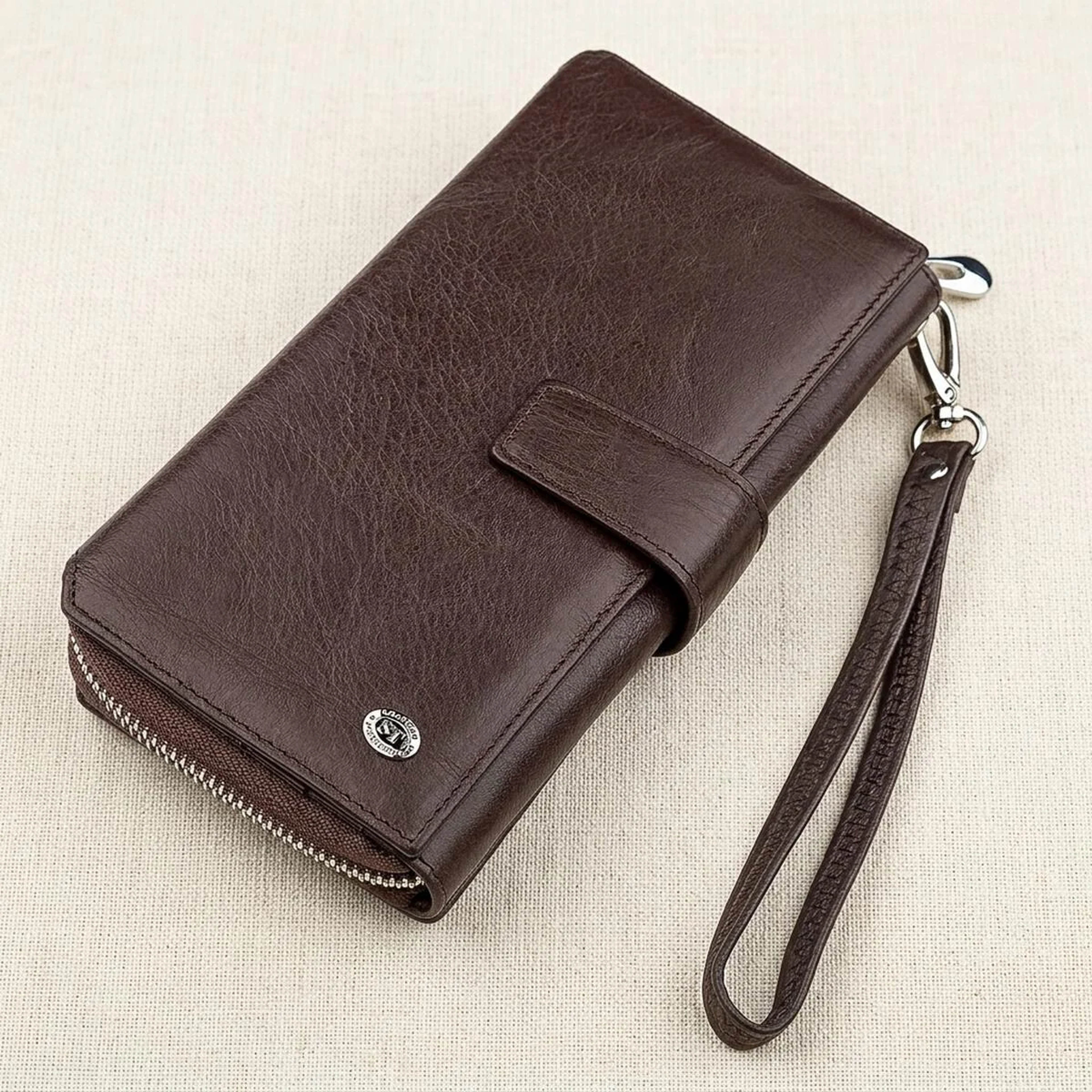 Гаманець жіночий ST Leather 18457 (SТ228) з натуральної шкіри Коричневий
