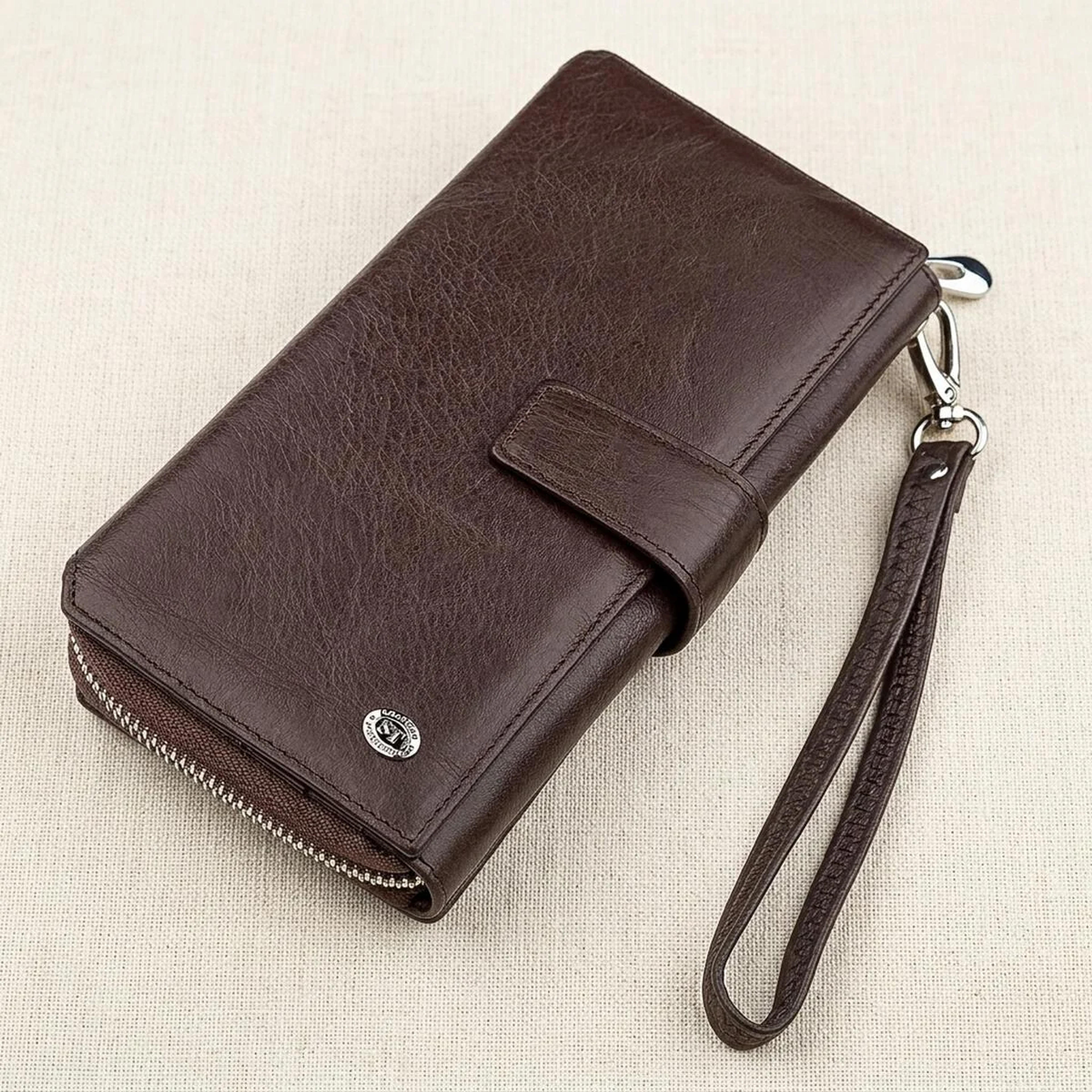 Гаманець жіночий ST Leather 18457 (SТ228) з натуральної шкіри Коричневий