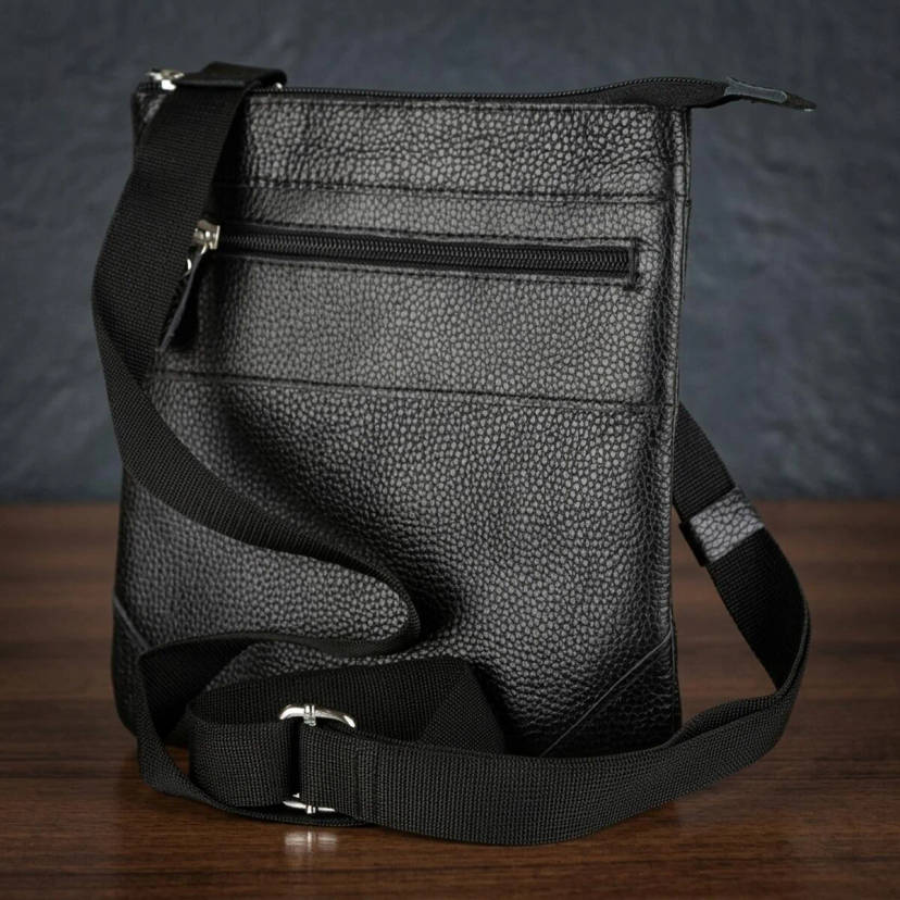 Сумка SHVIGEL 11025 шкіряна Чорна