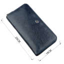 Вертикальный женский кошелек-клатч ST Leather 18864 Синий thumbnail 7