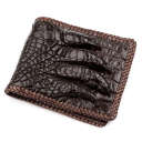 Портмоне CROCODILE LEATHER 18229 з натуральної шкіри крокодила Коричневе thumbnail 1