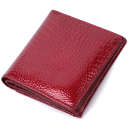 Компактний гаманець для жінок з натуральної шкіри лакованої ST Leather 22687 Червоний thumbnail 5