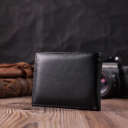 Гаманець-затиск з натуральної шкіри ST Leather 22476 Чорний thumbnail 9