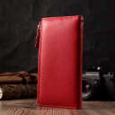 Жіночий вертикальний гаманець з натуральної шкіри ST Leather 22536 Червоний thumbnail 10