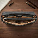 Чоловічий портфель з натуральної шкіри Tony Perotti Italico 9276G-35 (90416) Чорний thumbnail 5