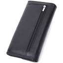 Кожаный женский кошелек с геометрическим клапаном ST Leather 22546 Черный thumbnail 2