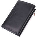 Кожаный женский кошелек в три сложения ST Leather 22488 Черный thumbnail 1