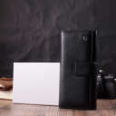 Жіночий шкіряний гаманець для карток купюр та монет ST Leather 22548 Чорний thumbnail 13