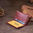 Візитниця-книжка ST Leather 19218 Бордова thumbnail 17
