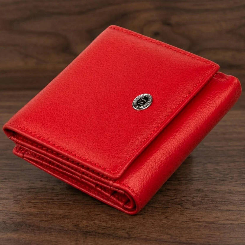 Компактний гаманець жіночий ST Leather 19259 Червоний