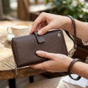 Гаманець жіночий ST Leather 18457 (SТ228) з натуральної шкіри Коричневий thumbnail 2