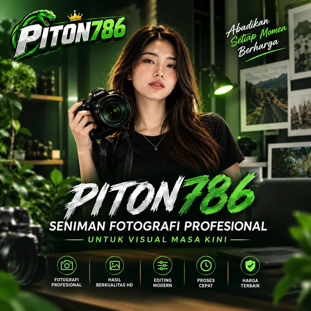 PITON786: Seniman Fotografi Profesional untuk Visual Masa Kini
