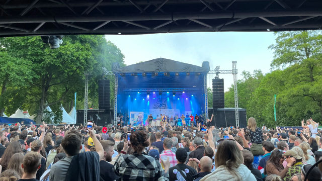 Mainstage mit High-End Technik
