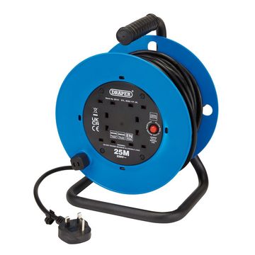 230V Four Socket Industrial Cable Reel (25M)