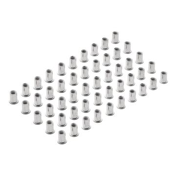 Zinc Plated Threaded Insert Rivet Nuts, M10 x 1.5mm (Pack of 50)