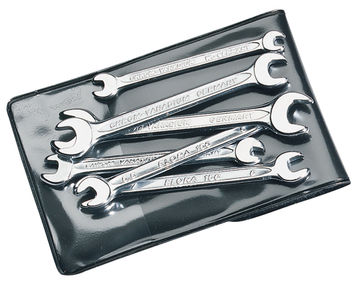 Midget Metric Open End Spanner Set (6 Piece)