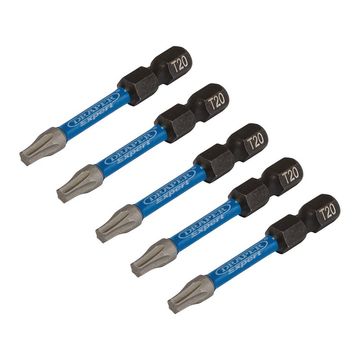 Draper Expert TX-STAR Impact Screwdriver Bits, T20 x 50mm, 1/4